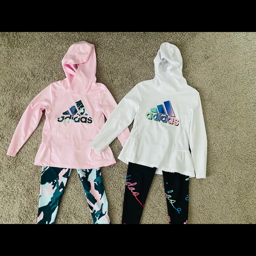 Adidas matching sets. Girls 3T